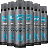 Bol.com Odorex For Men Dry Protection Anti-Transpirant Deodorant Spray - 6x 150ml - Voordeelverpakking aanbieding