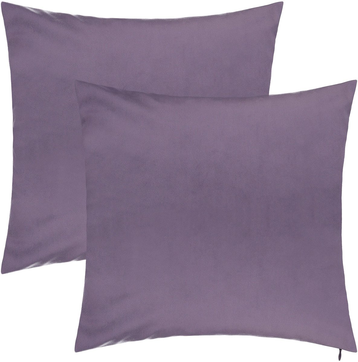 Barbons kussenhoes 45x45 - set van 2 kussenhoesjes - kussensloop - lila