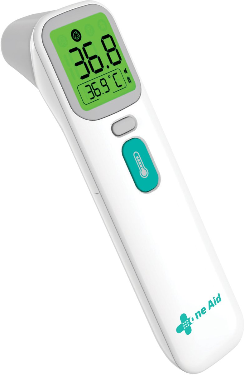 Infrarood Thermometer 2-1 Oor en Voorhoofd - Digitaal Scherm - Baby Modus - Koortsthermometer - Thermometers - Thermometer Oor - Voorhoofd Thermometer - Silvergear -Wit — cadeau in Cadeau-ideeën - foto 2
