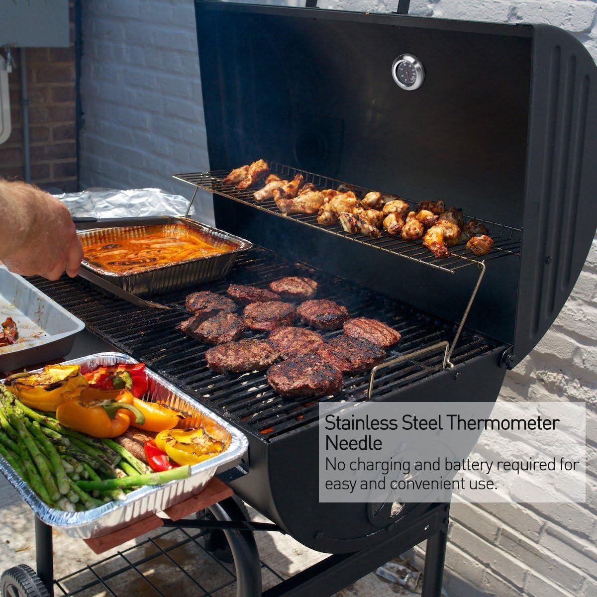 Aramox Garraum Thermometer, Thermometer für Barbecue/Grill/Smoker