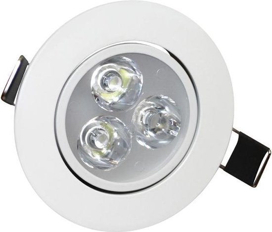 Schurend Janice privacy PURPL LED Inbouwspot 3W 4000K Helder Wit 85mm Kantelbaar | bol.com