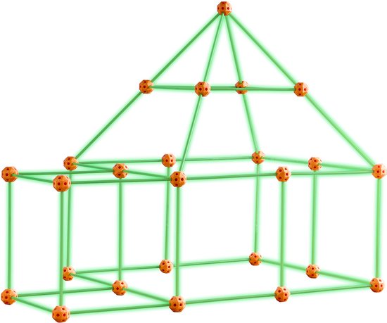 85 delige Glow in the dark Fortbouwset STEM speelgoed Educatief 85-delige-glow-in-the-dark-fortbouwset-stem-speelgoed-educatief
