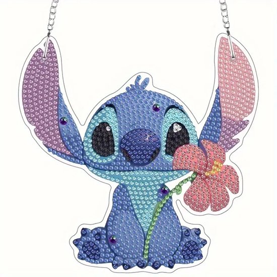 Lxmsja 5D Diamond Painting hanger, diamond art kinderen volwassenen, hangend ornament, knutselset voor volwassenen, cadeau voor meisjes, 7, 8, 9, 10, 11 jaar -01