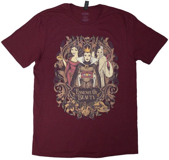 Disney - Essence Of Beauty Heren T-shirt - M - Rood