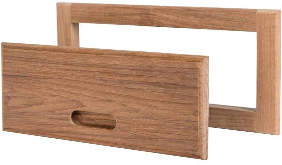 ARC Marine teak Ladefront met Kozijn 30,5x15,2cm