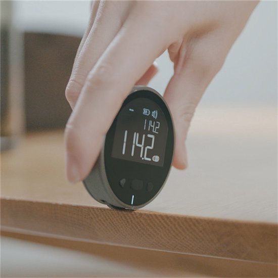 Digitale Elektronische Rolmaat – Draagbare Oplaadbare Lengtemeter Met LCD-scherm, Zwart, Voor Kleding En Onregelmatige Vormen