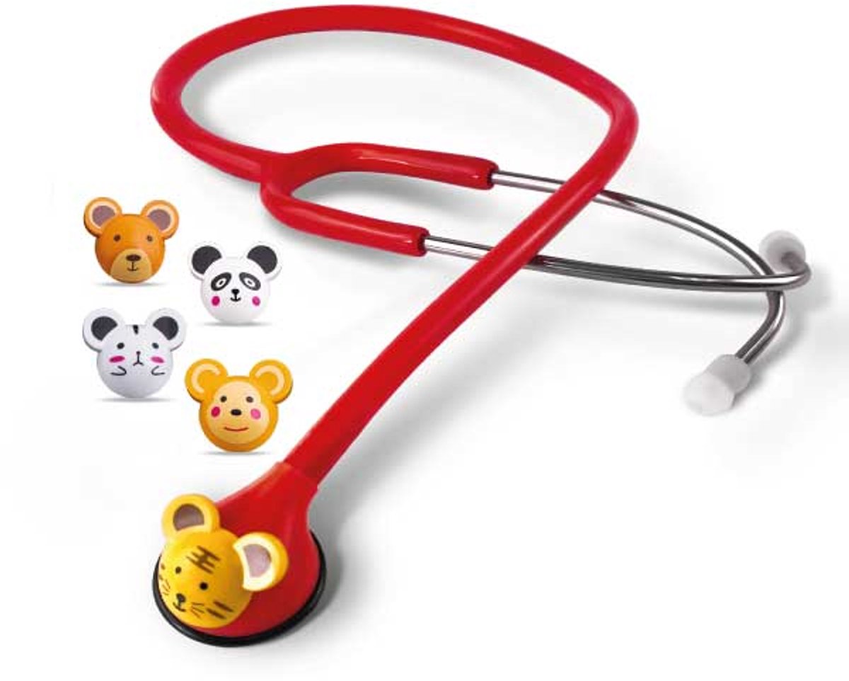Hospitrix Kinderstethoscoop SB54 Rood - MDR Gecertificeerd - Verpleegkundige Accessoires - Verpleegkundige Cadeau