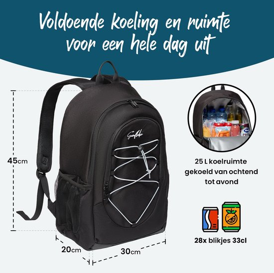 Sac à dos isotherme - Sac à dos isotherme - Sac à dos isotherme - Sac à dos Zwart - Sunflake