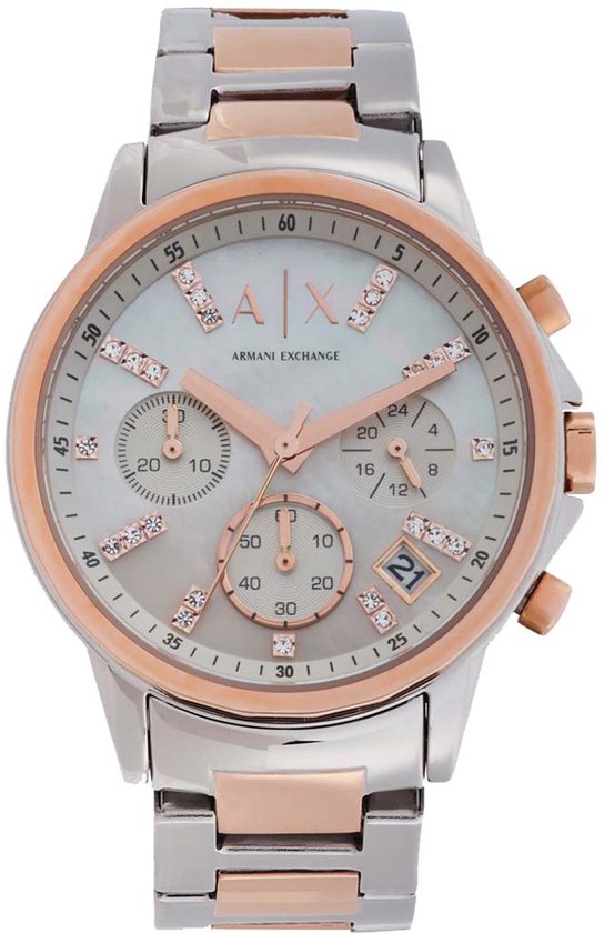 Armani Exchange Women Chronograph Quartz Watch Lady Banks