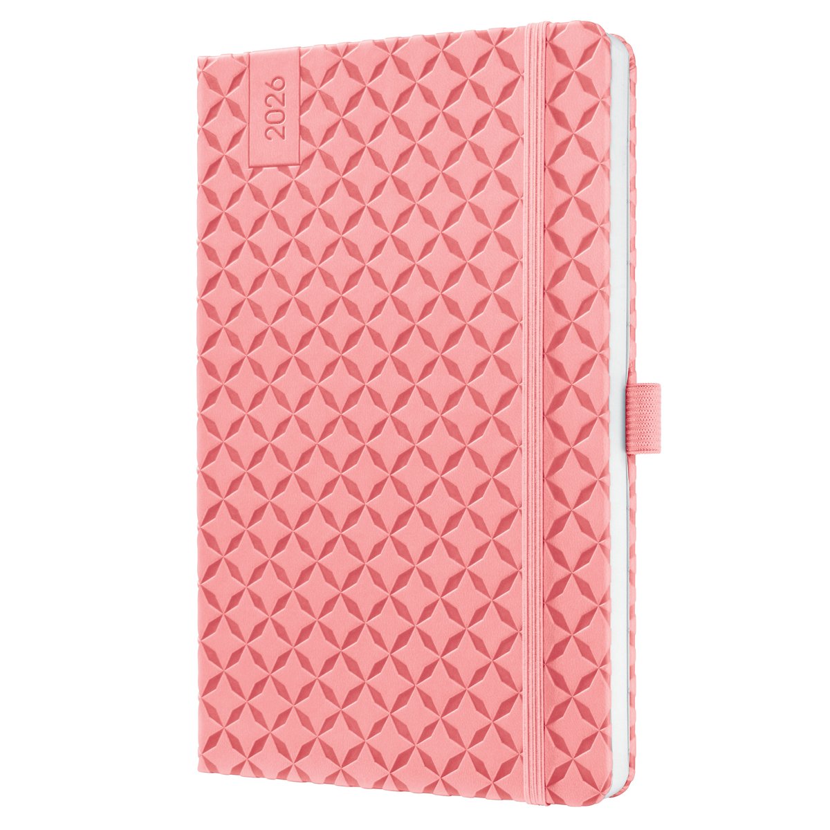 Sigel weekagenda Flair 2026 formaat A5 Rose Pink hardcover