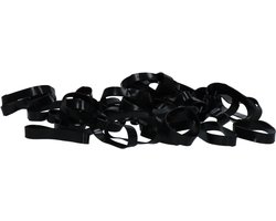 Excellent Horse Elastiekjes - Paardenspullen - Paardenverzorging - Siliconen - 500 Stuks - Zwart