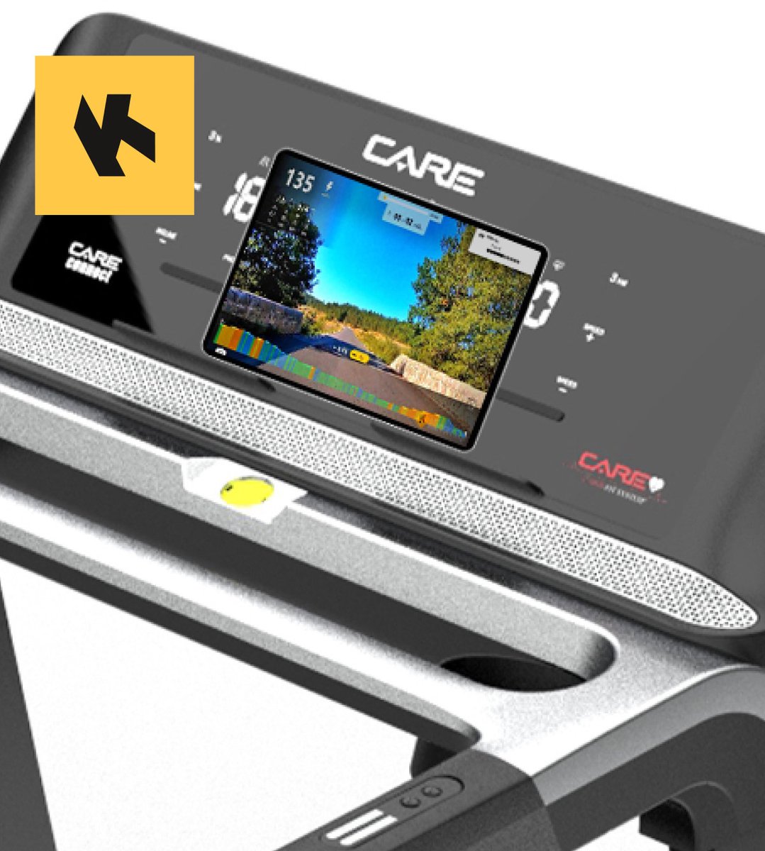 CARE RUNNER - Connected loopband - Maximale snelheid 20 km/u - 50 programma’s - Opvouwbaar - Gemotoriseerde helling tot 10% - Intensief thuisgebruik thumbnail 6