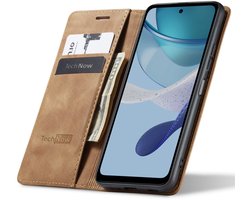 Hoesje geschikt voor Nothing Phone 3a Pro - Book Case Leer Slimline Bruin