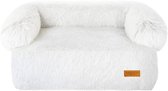 By Cee Cee Origineel Hondendeken Bank – Hondenkleed Bank - Hondenmand - Premium - Volledig Afritsbaar - Lichtgrijs - Maat M - 90x90