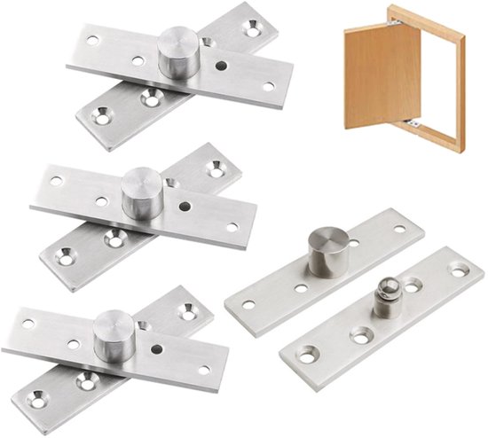 WANGCL 4Pcs Messing Vat Scharnieren Verborgen Voor Sieraden Doos - Kleine Scharnieren Voor Ambachten Diy Hand Craft - Goud 12mm