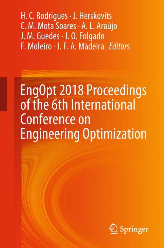 EngOpt 2018 Proceedings of the 6th International Conference  ... - cover