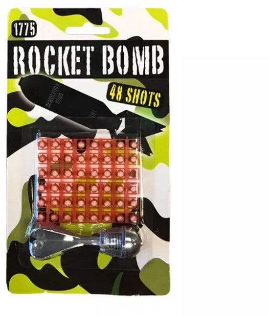 Rocket bomb klappertjes pijl raket