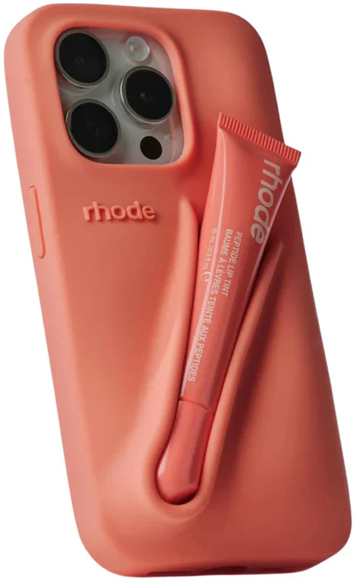Rhode Skin Lip Phone Case iPhone 15 Pro (Peach Pit) By
