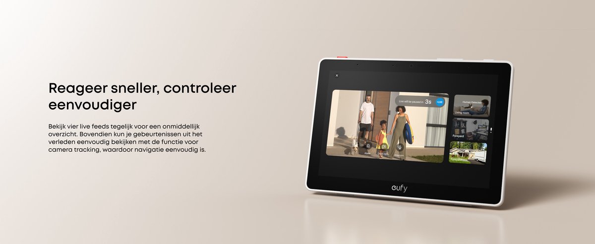 eufy E10 Smart Display-Slimme Home Hub + eufy Security E340 Video Deurbel met chime - Bundelvoordeel – foto 8