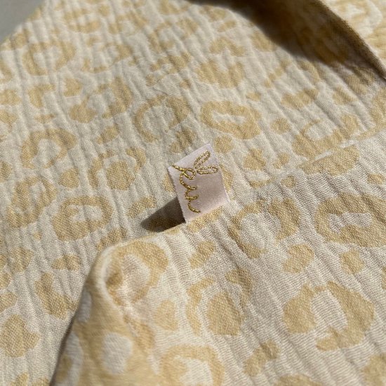 Cateu Løve Baby Omslagdoek Mini - Wikkeldeken - Badcape - Hydrofiele doek — afbeelding 2