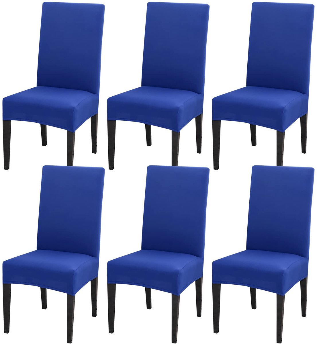 Ibenzoa® Stijlvolle en Praktische Stretch Stoelhoezen voor Diverse Gelegenheden, Set van 4 of 6, Wasbaar en Herbruikbaar