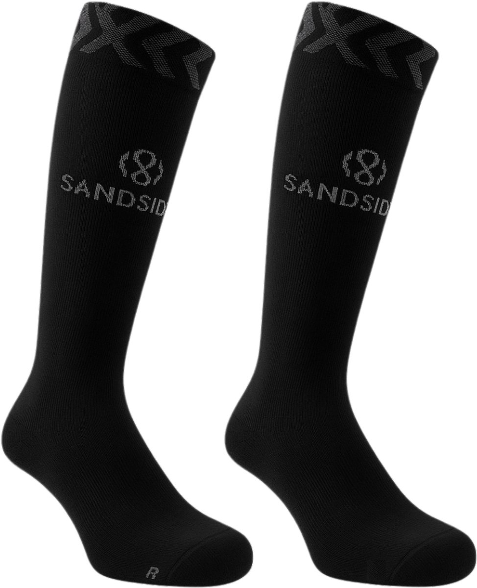 Sandside Compressiekousen Premium Dagelijks Gebruik - 2 Paar - Steunkousen Vrouwen en Mannen - Compressie sokken - Hardloopsokken - Sportsokken - Maat 45-50 XXL