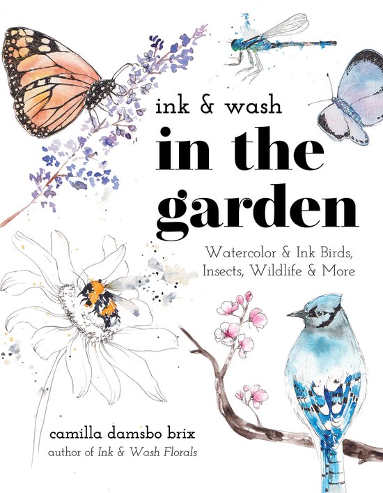 Ink & Wash in the Garden - cover