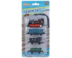 2-Play Locomotief met 3 Aanhangers