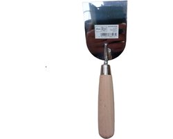 Metsel troffel 80mm breed roestvrijstaal