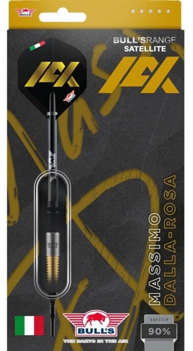 Bull's Massimo Dalla Rosa 90% Soft tip - Dartpijlen