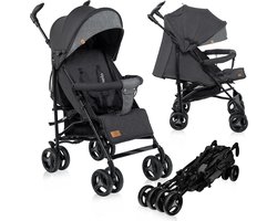 Product: Lionelo Irma - Buggy - Wandelwagen - Duurzame en Lichte 7kg Kinderwagen - Geschikt voor Kinderen tot 15 kg - Geveerde wielen - 360° - van 6 maanden tot 5 jaar - Opbergmand - Verstelbare handgreep - Snel inklapsysteem - Compact formaat - Muskietennet, van het merk Lionelo