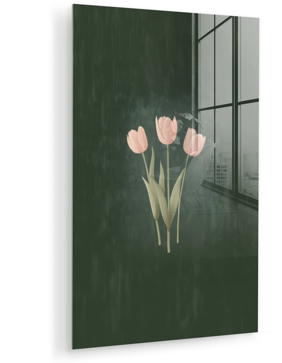 Tulpen - Liefde - Donkergroen