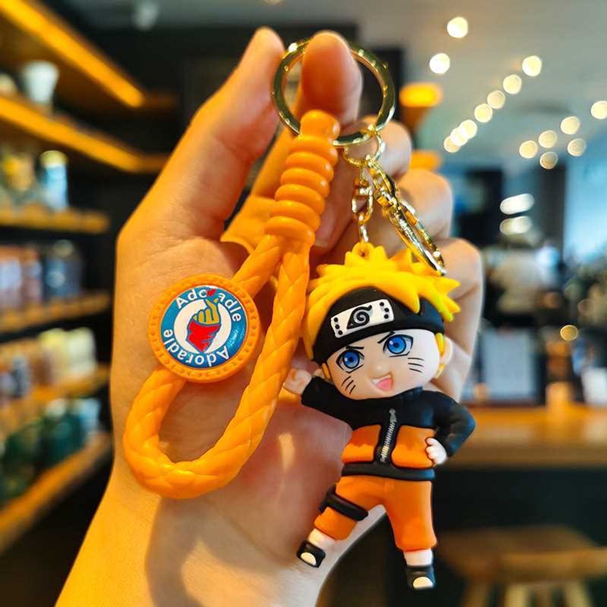 Cartoon schattige Naruto sleutelhanger Naruto driedimensionale pop auto hanger