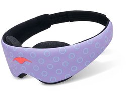 Manta KIDS Sleep Mask – Periwinkle - Slaapmasker voor kinderen – 100% verduisterend – Geen druk op ogen – Volledig verstelbaar voor een perfecte pasvorm – Hypoallergeen – Zacht & ademend – Voor kinderen vanaf 6 jaar