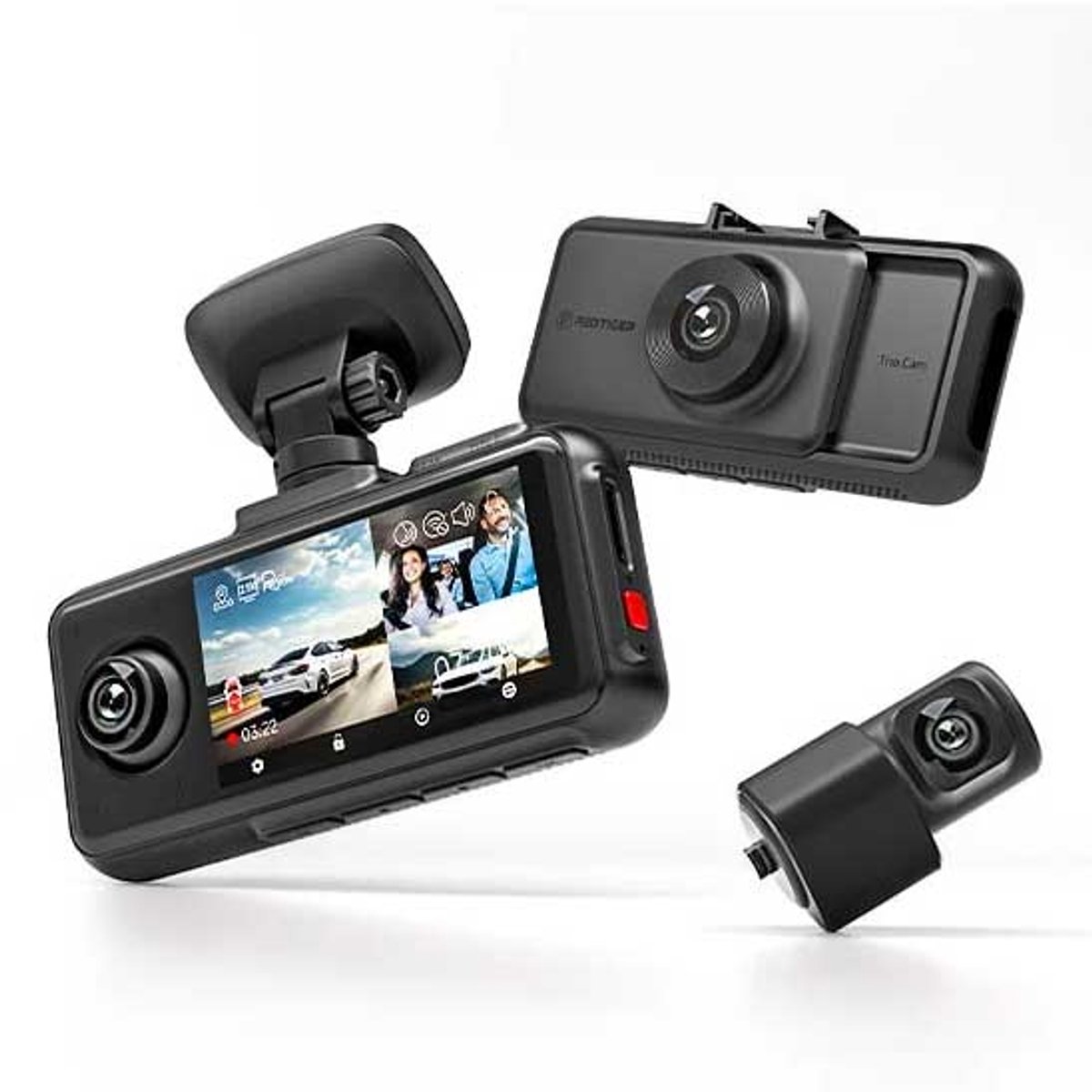 Redtiger A6 3CH 2K Touch Wifi Gps 64gb dashcam - 3,0 inch Lcd - 2.5K + Full HD resolutie - 64gb Micro SD kaart thumbnail 6