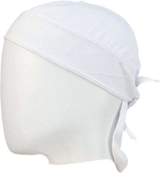 BamBella ® Durag - blanc - Tissu robuste - Filets à Filets à cheveux - Bonnet Wave - Foulard - tissu - Doux - Foulard tissé