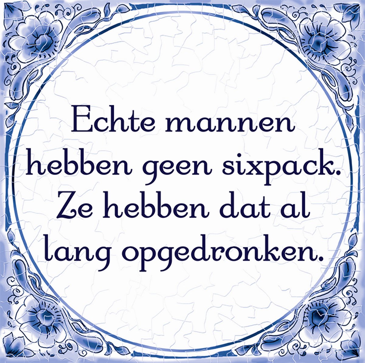 Tegels delfts blauw - Sixpack