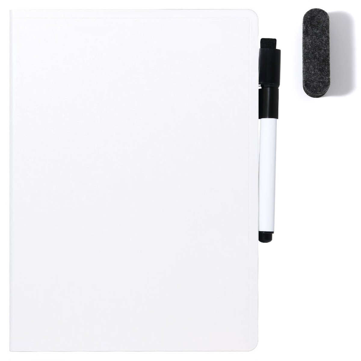 AGM Uitwisbaar notitieboek - Whiteboard notitieblok - A4 - Wit