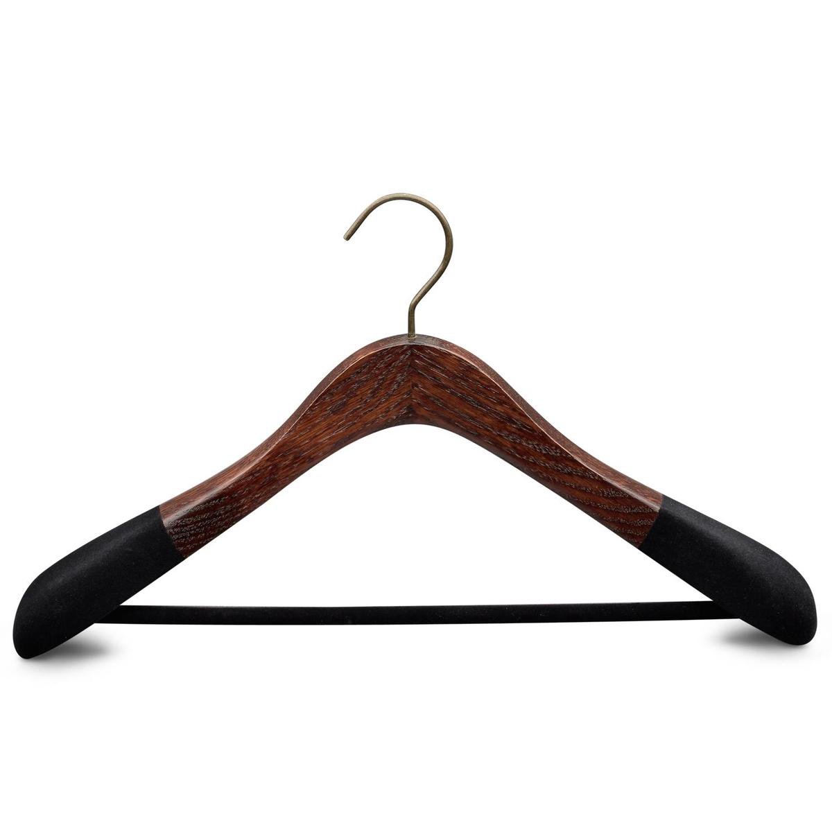 YourHanger luxe donker eiken jashangers YourHanger luxe donker eiken jashangers