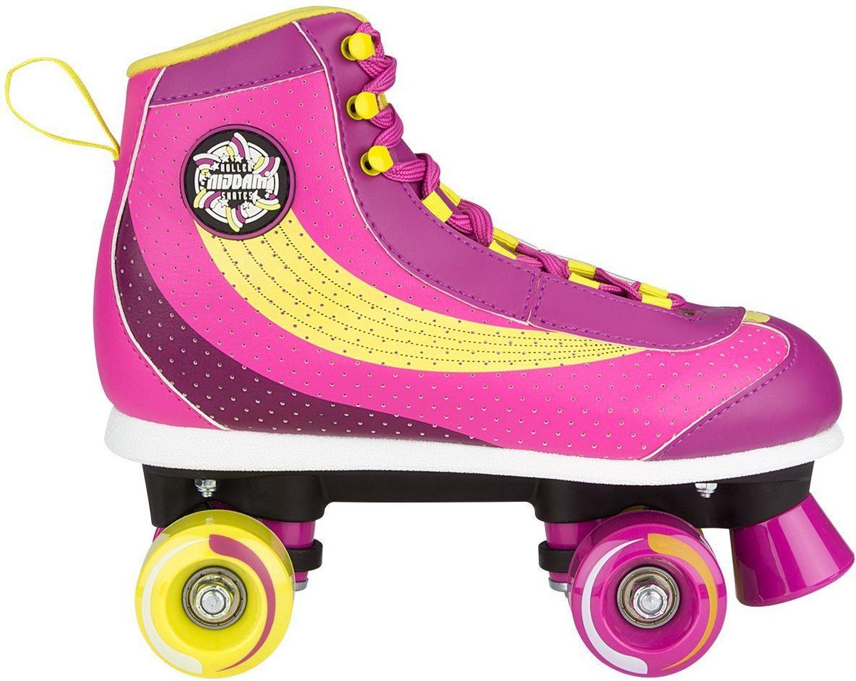 Nijdam Rolschaatsen – Sugar Babe – Paars/Geel/Wit – 34 Nijdam Rolschaatsen – Sugar Babe – Paars/Geel/Wit – 34