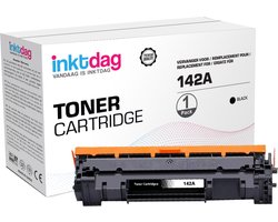 Inktdag 142A 142X Toner (with Chip) Compatible with hp 142a toner zwart W1420A W1420X Zwart for HP Laserjet MFP M140W Laserjet MFP M140 M139 M110W M110 Toner - 1 Black