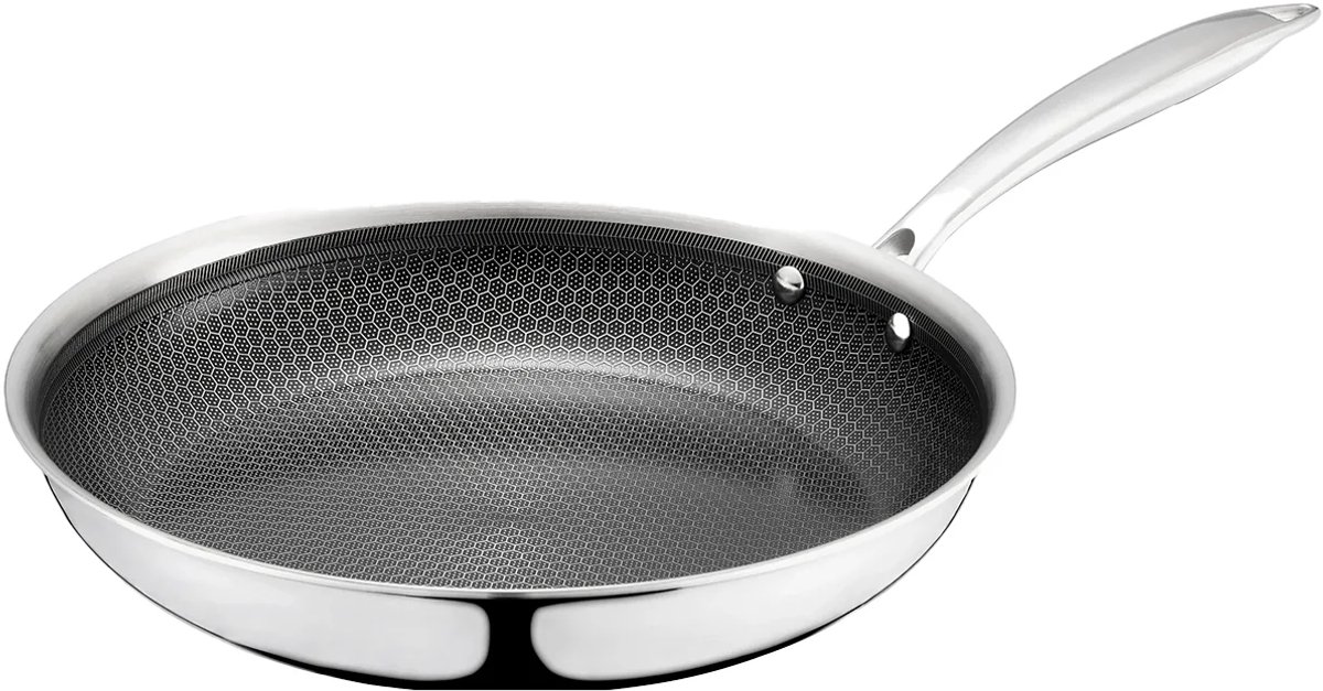 Kadirelli Koekenpan - 28cm - Inductie - RVS - Honingraat - Inductie