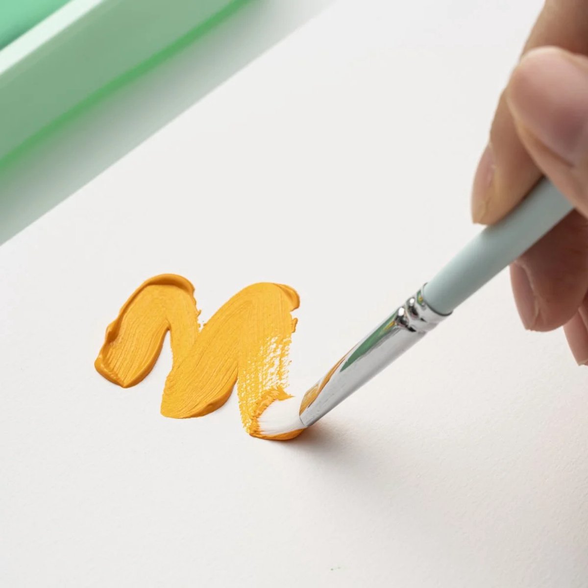 HIMI - Gouache - set van 18 kleuren - 30gr - 3 penselen - Groen — afbeelding 8