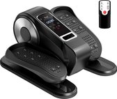 Miravo - Elektrische Mini Hometrainer – Deskbike - Stoelfiets – Stepper - 12 Weerstandsniveaus & Automatische Modus – Magnetische Massagepedalen – Inclusief Afstandsbediening – Zwart