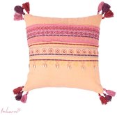 Imbarro Home & Fashion Coussin Samos carré Velours 45 x 45 cm