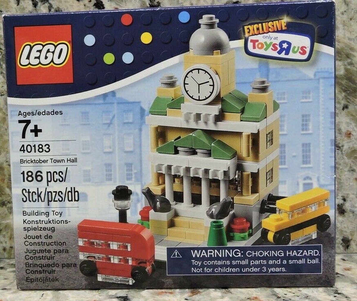 Lego, Exclusive Bricktober Set, Town Hall, 40183