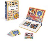 Janod Magnetibook - Mix & Match - Magneetboek Speelset Inclusief 72 Magneten En 8 Voorbeeldkaarten - Geschikt vanaf 3 Jaar