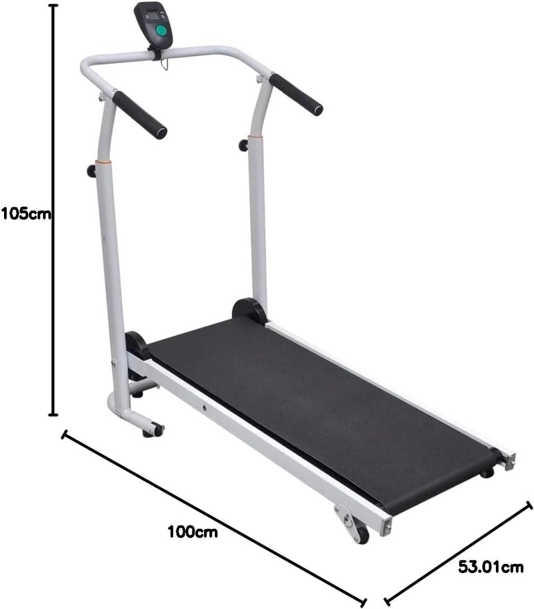 Afbeelding 2 van Loopband Inklapbaar - Loopbanden Voor Thuis - Opvouwbare Loopband Voor Thuis - Walking Pad Treadmill - Inklapbare Wandelband - Opvouwbaar En Stil - Vering En Demping - Fitness - Dunne En Lichteloopband Voor Thuis - Geen Montage Vereist