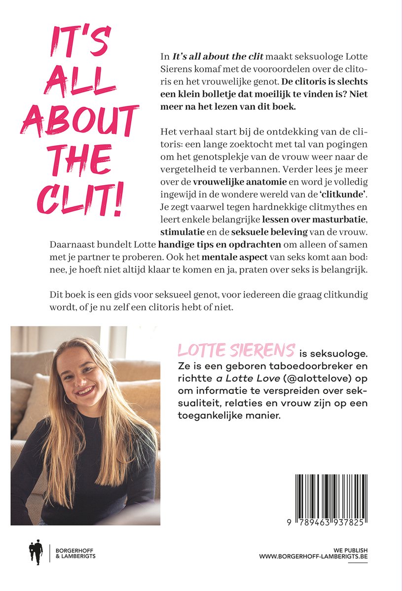 It's all about the clit - back cover