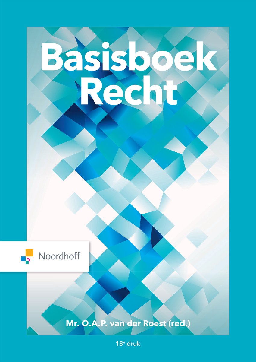 Omslag van Basisboek Recht